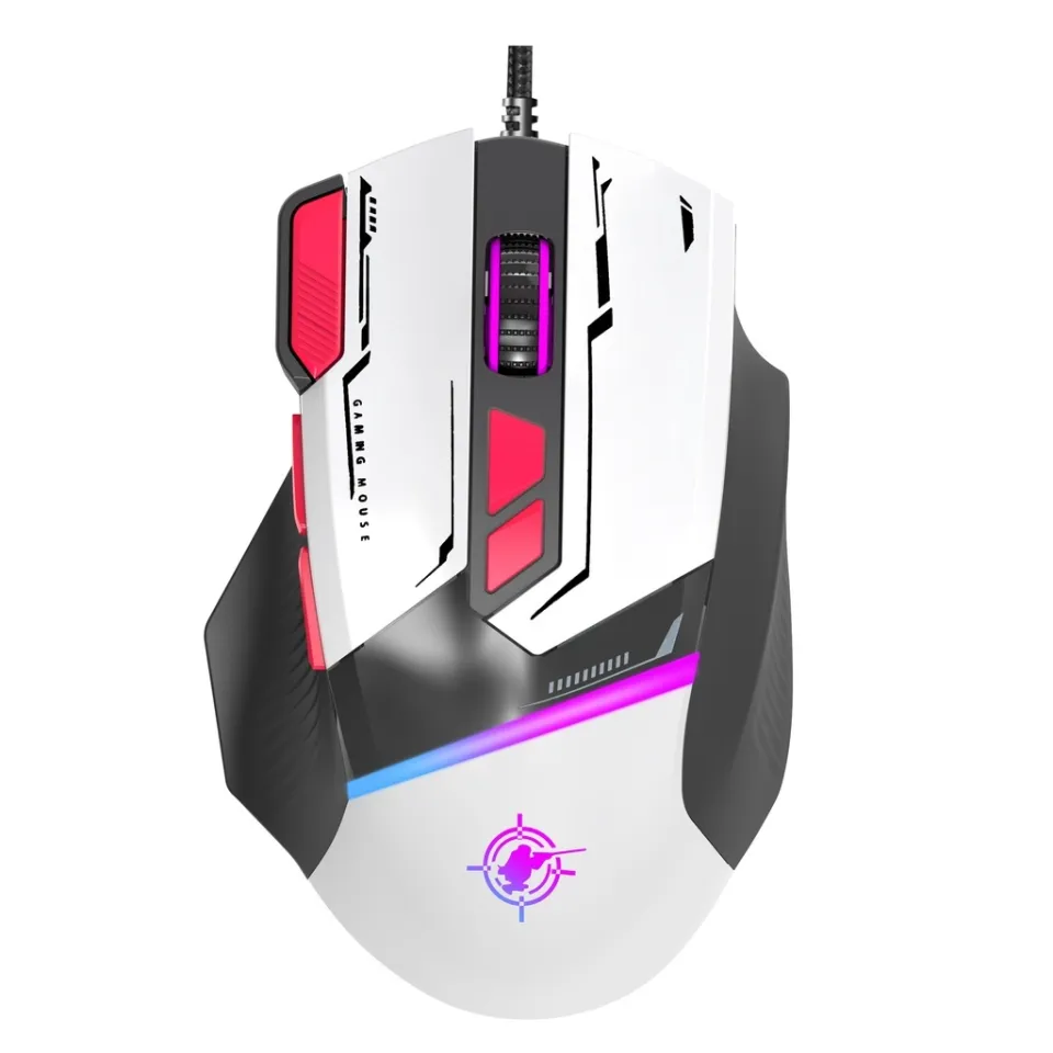 Zeus GD-002 White Gaming Mouse